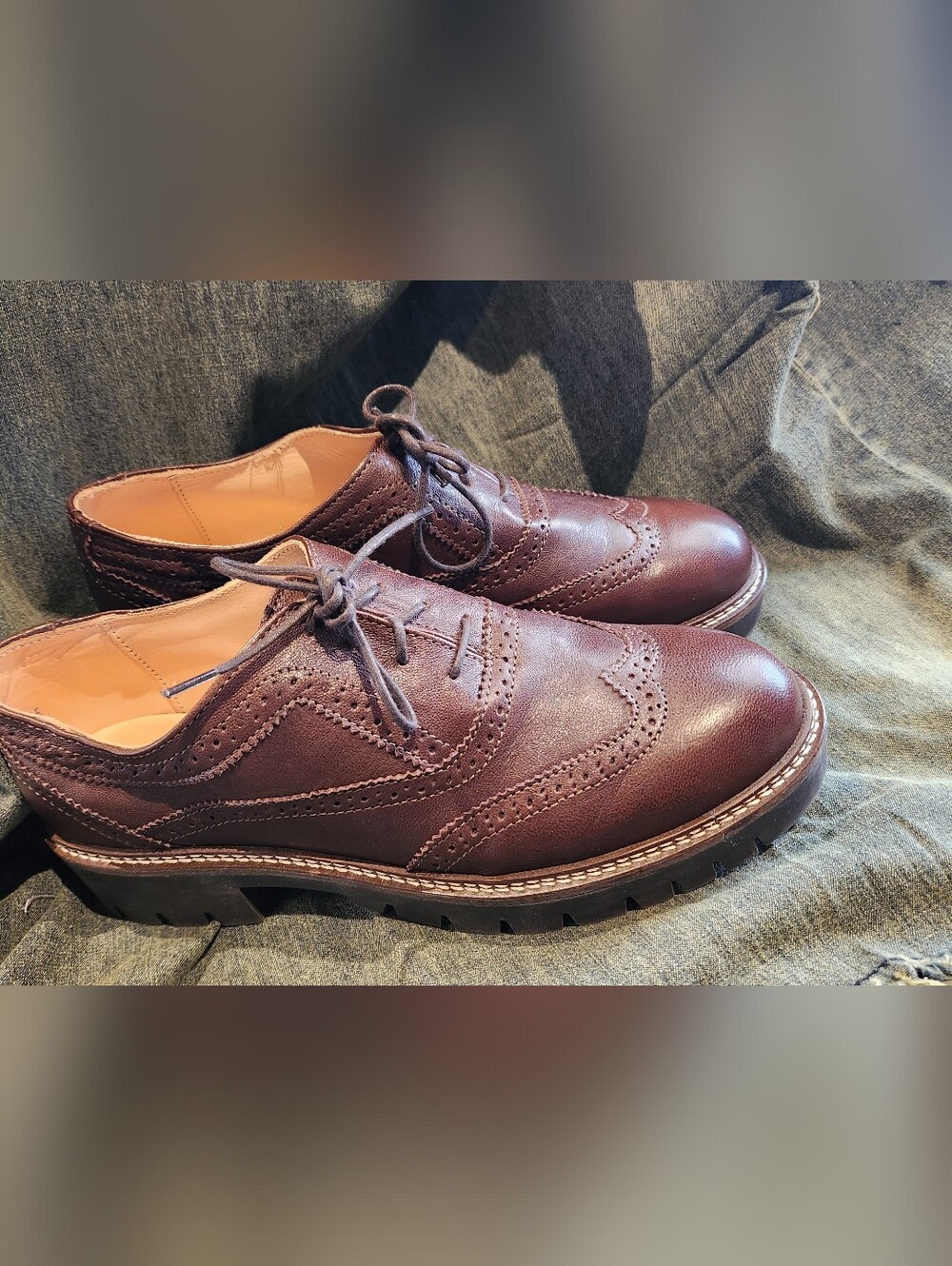 Celtic and Co. Dark Brown Leather Women's Oxford Shoes